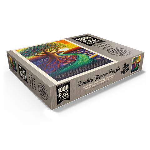 Psalm 1:1-3, Vintage Poster 1000 Jigsaw Puzzle box view1