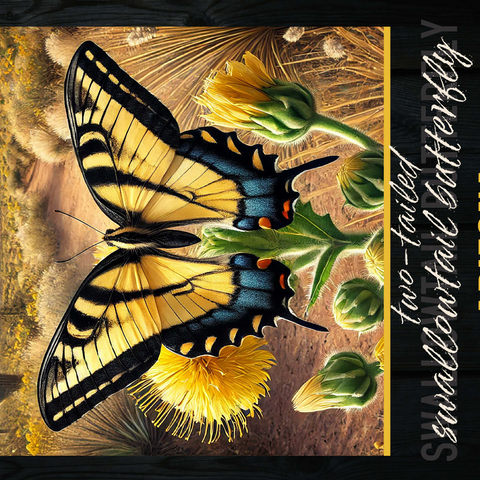 Arizona, Two-Tailed Swallowtail Butterfly: State Insects Series 500 Jigsaw Puzzle 3D Modell
