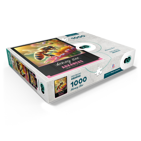 Arkansas, Honey Bee: State Insects Series 1000 Jigsaw Puzzle box view1