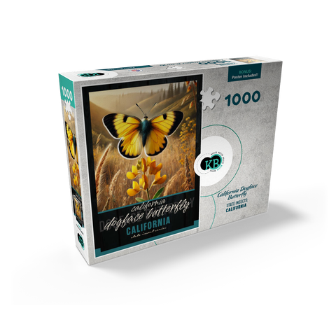 California, Dogface Butterfly: State Insects Series 1000 Jigsaw Puzzle box view2
