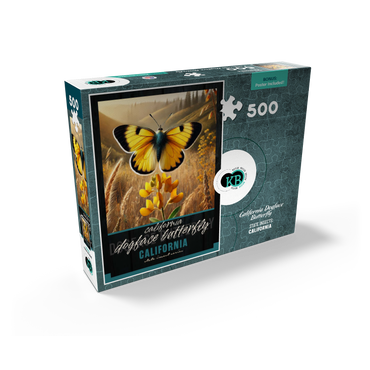 California, Dogface Butterfly: State Insects Series 500 Jigsaw Puzzle box view2