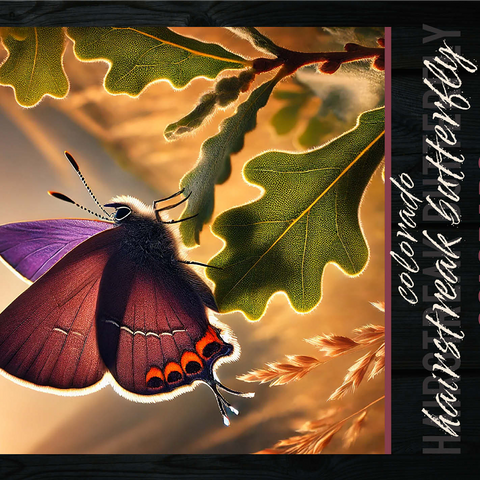 Colorado, Hairstreak Butterfly: State Insects Series 1000 Jigsaw Puzzle 3D Modell