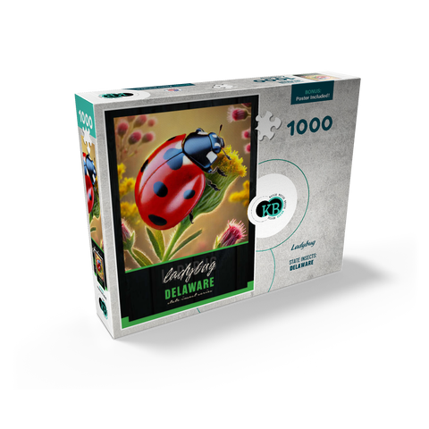 Delaware, Ladybug: State Insects Series 1000 Jigsaw Puzzle box view2