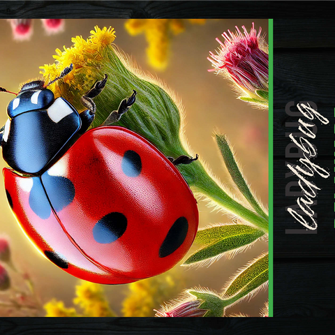 Delaware, Ladybug: State Insects Series 1000 Jigsaw Puzzle 3D Modell
