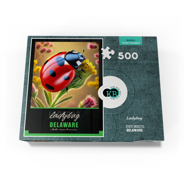 Delaware, Ladybug: State Insects Series 500 Jigsaw Puzzle box view3