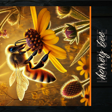 Georgia, Honey Bee: State Insects Series 1000 Jigsaw Puzzle 3D Modell
