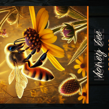 Georgia, Honey Bee: State Insects Series 500 Jigsaw Puzzle 3D Modell