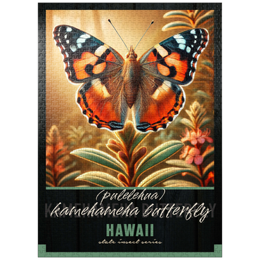 puzzleplate Hawaii, Kamehameha Butterfly: State Insects Series 1000 Jigsaw Puzzle
