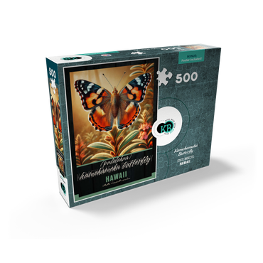 Hawaii, Kamehameha Butterfly: State Insects Series 500 Jigsaw Puzzle box view2