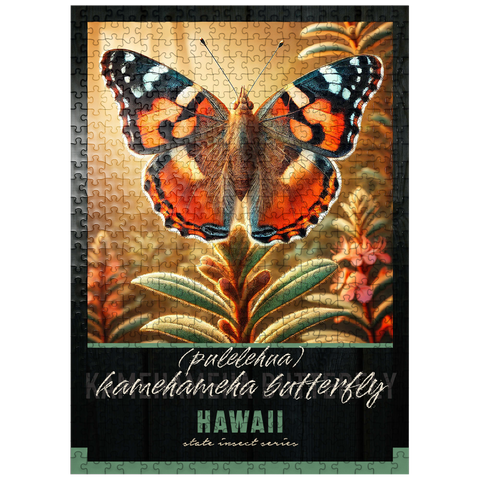 puzzleplate Hawaii, Kamehameha Butterfly: State Insects Series 500 Jigsaw Puzzle