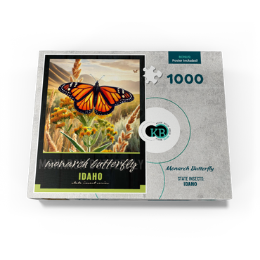 Idaho, Monarch Butterfly: State Insects Series 1000 Jigsaw Puzzle box view3