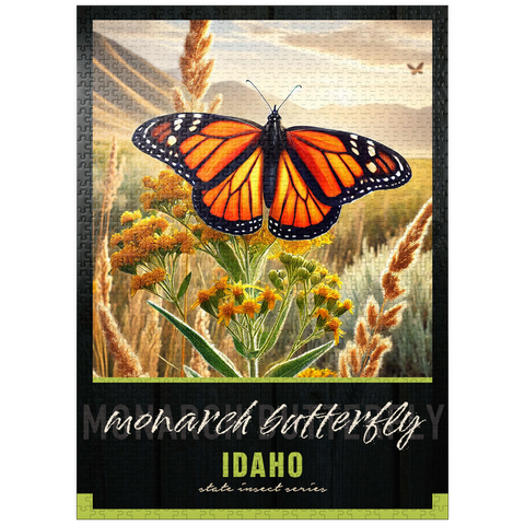 puzzleplate Idaho, Monarch Butterfly: State Insects Series 1000 Jigsaw Puzzle