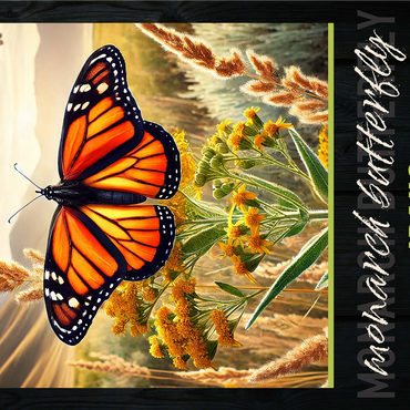 Idaho, Monarch Butterfly: State Insects Series 1000 Jigsaw Puzzle 3D Modell
