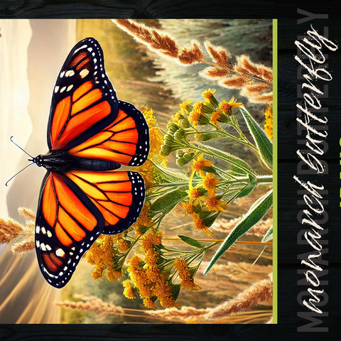 Idaho, Monarch Butterfly: State Insects Series 500 Jigsaw Puzzle 3D Modell