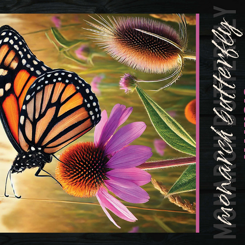 Illinois, Monarch Butterfly: State Insects Series 500 Jigsaw Puzzle 3D Modell