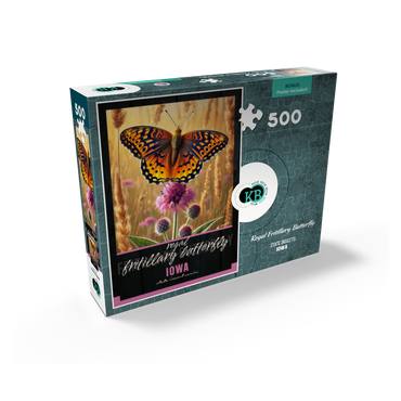 Iowa, Regal Fritillary Butterfly: State Insects Series 500 Jigsaw Puzzle box view2