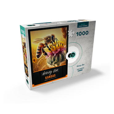 Kansas, Honey Bee: State Insects Series 1000 Jigsaw Puzzle box view2