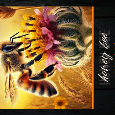 Kansas, Honey Bee: State Insects Series 1000 Jigsaw Puzzle 3D Modell