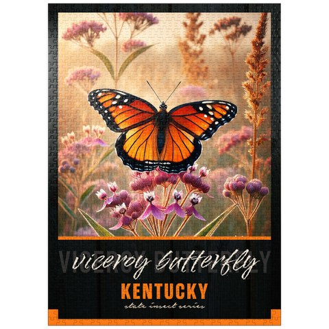puzzleplate Kentucky Viceroy Butterfly: State Insects Series 1000 Jigsaw Puzzle