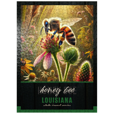puzzleplate Louisiana, Honey Bee: State Insects Series 500 Jigsaw Puzzle