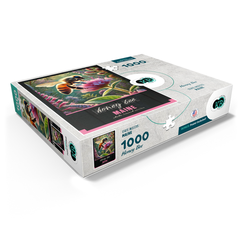 Maine, Honey Bee: State Insects Series 1000 Jigsaw Puzzle box view1