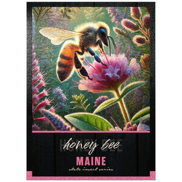 puzzleplate Maine, Honey Bee: State Insects Series 1000 Jigsaw Puzzle