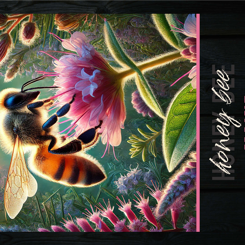 Maine, Honey Bee: State Insects Series 1000 Jigsaw Puzzle 3D Modell