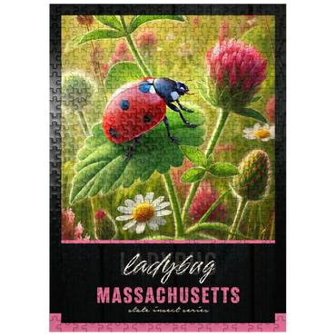 puzzleplate Massachusetts, Ladybug: State Insects Series 500 Jigsaw Puzzle