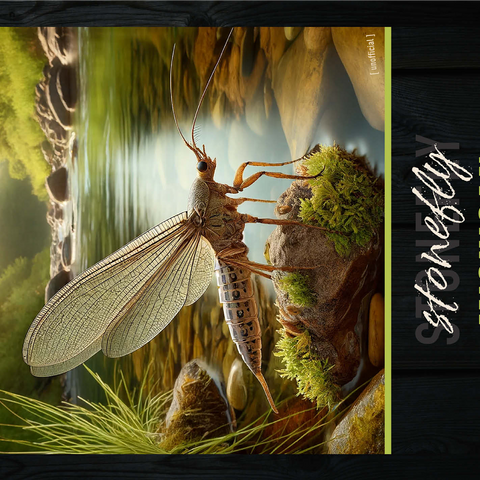 Michigan, Stonefly: State Insects Series 1000 Jigsaw Puzzle 3D Modell