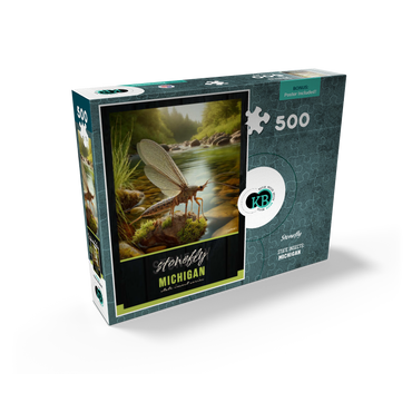 Michigan, Stonefly: State Insects Series 500 Jigsaw Puzzle box view2