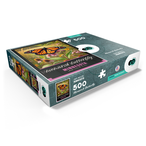 Minnesota, Monarch Butterfly: State Insects Series 500 Jigsaw Puzzle box view1