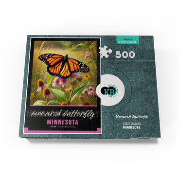 Minnesota, Monarch Butterfly: State Insects Series 500 Jigsaw Puzzle box view3