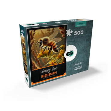 Mississippi, Honey Bee: State Insects Series 500 Jigsaw Puzzle box view2