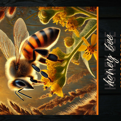 Mississippi, Honey Bee: State Insects Series 500 Jigsaw Puzzle 3D Modell