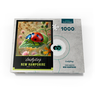 New Hampshire, Ladybug: State Insects Series 1000 Jigsaw Puzzle box view3