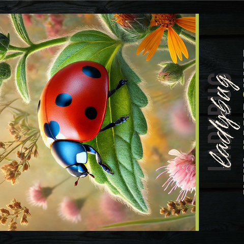 New Hampshire, Ladybug: State Insects Series 1000 Jigsaw Puzzle 3D Modell