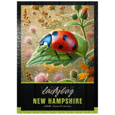 puzzleplate New Hampshire, Ladybug: State Insects Series 500 Jigsaw Puzzle