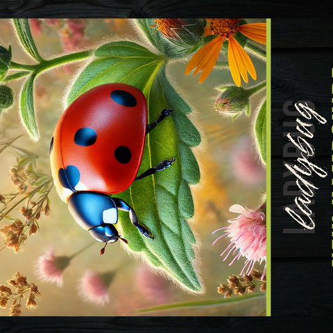 New Hampshire, Ladybug: State Insects Series 500 Jigsaw Puzzle 3D Modell
