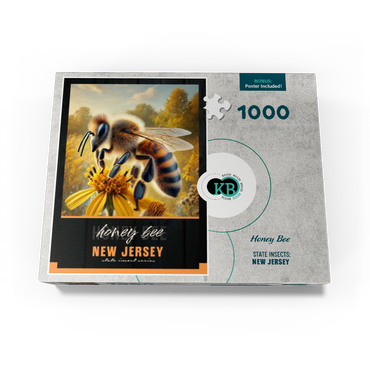 New Jersey, Honey Bee: State Insects Series 1000 Jigsaw Puzzle box view3
