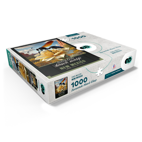 New Mexico, Tarantula Hawk Wasp: State Insects Series 1000 Jigsaw Puzzle box view1