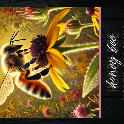 North Carolina, Honey Bee: State Insects Series 500 Jigsaw Puzzle 3D Modell
