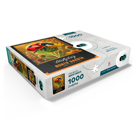 North Dakota, Ladybug: State Insects Series 1000 Jigsaw Puzzle box view1
