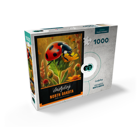 North Dakota, Ladybug: State Insects Series 1000 Jigsaw Puzzle box view2