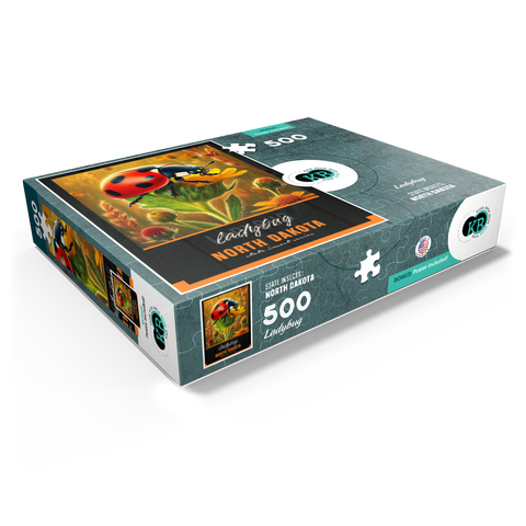 North Dakota, Ladybug: State Insects Series 500 Jigsaw Puzzle box view1