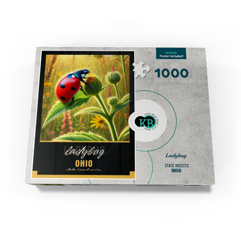 Ohio, Ladybug: State Insects Series 1000 Jigsaw Puzzle box view3