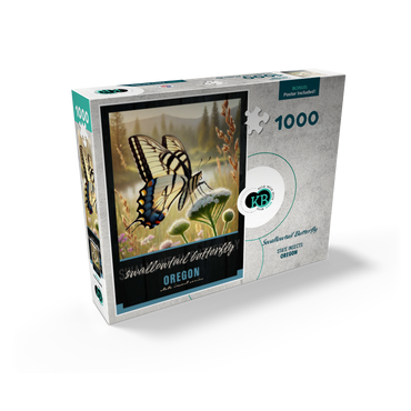 Oregon, Swallowtail Butterfly: State Insects Series 1000 Jigsaw Puzzle box view2
