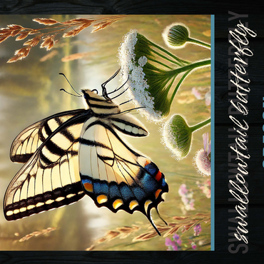 Oregon, Swallowtail Butterfly: State Insects Series 500 Jigsaw Puzzle 3D Modell