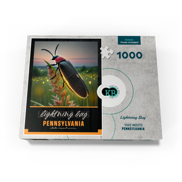 Pennsylvania, Lightning Bug: State Insects Series 1000 Jigsaw Puzzle box view3