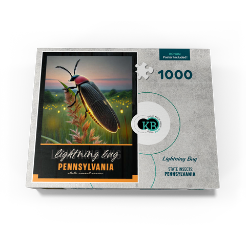 Pennsylvania, Lightning Bug: State Insects Series 1000 Jigsaw Puzzle box view3