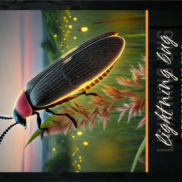 Pennsylvania, Lightning Bug: State Insects Series 1000 Jigsaw Puzzle 3D Modell